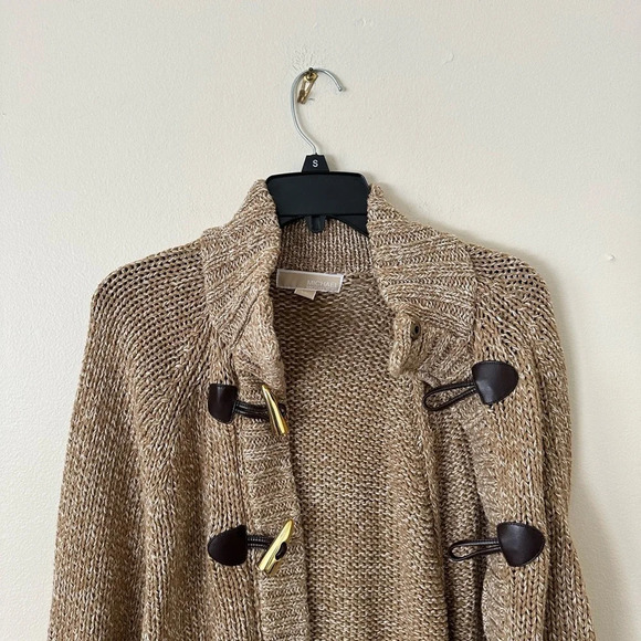 Micheal Kors Women's Small Tan Jacket with buttons and Zipper - Picture 2 of 6